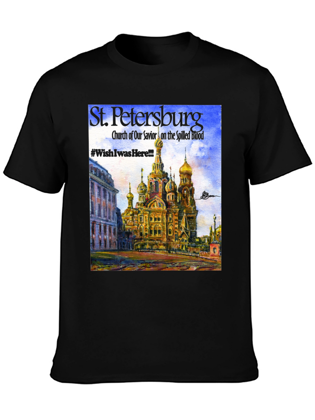 St. Petersburg Church of Savior T-Shirt