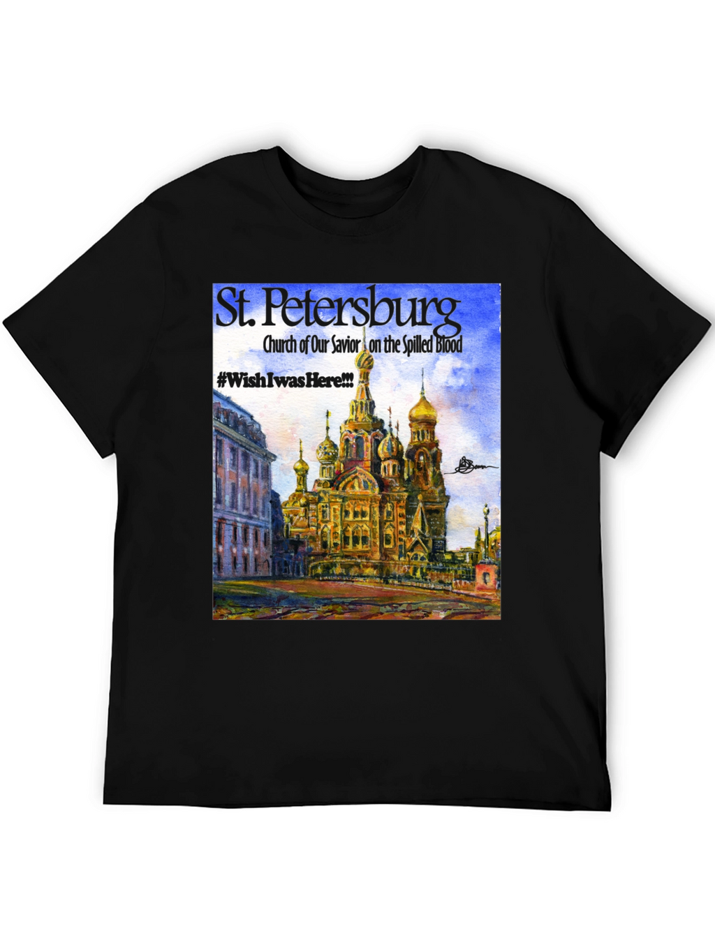 St. Petersburg Church of Savior T-Shirt