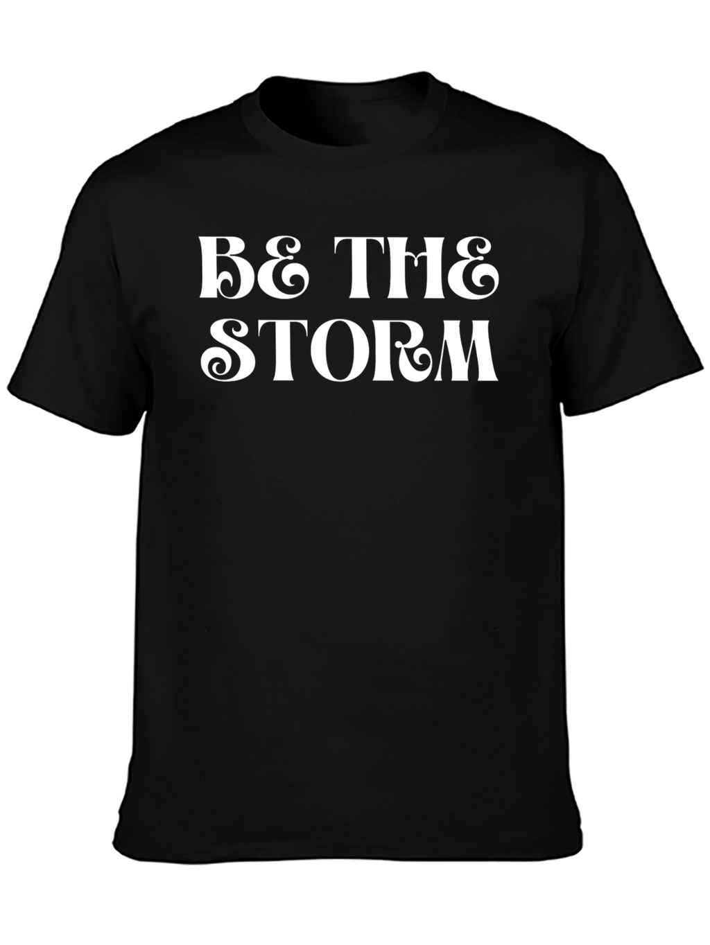 Be The Storm Graphic T-Shirt - Black