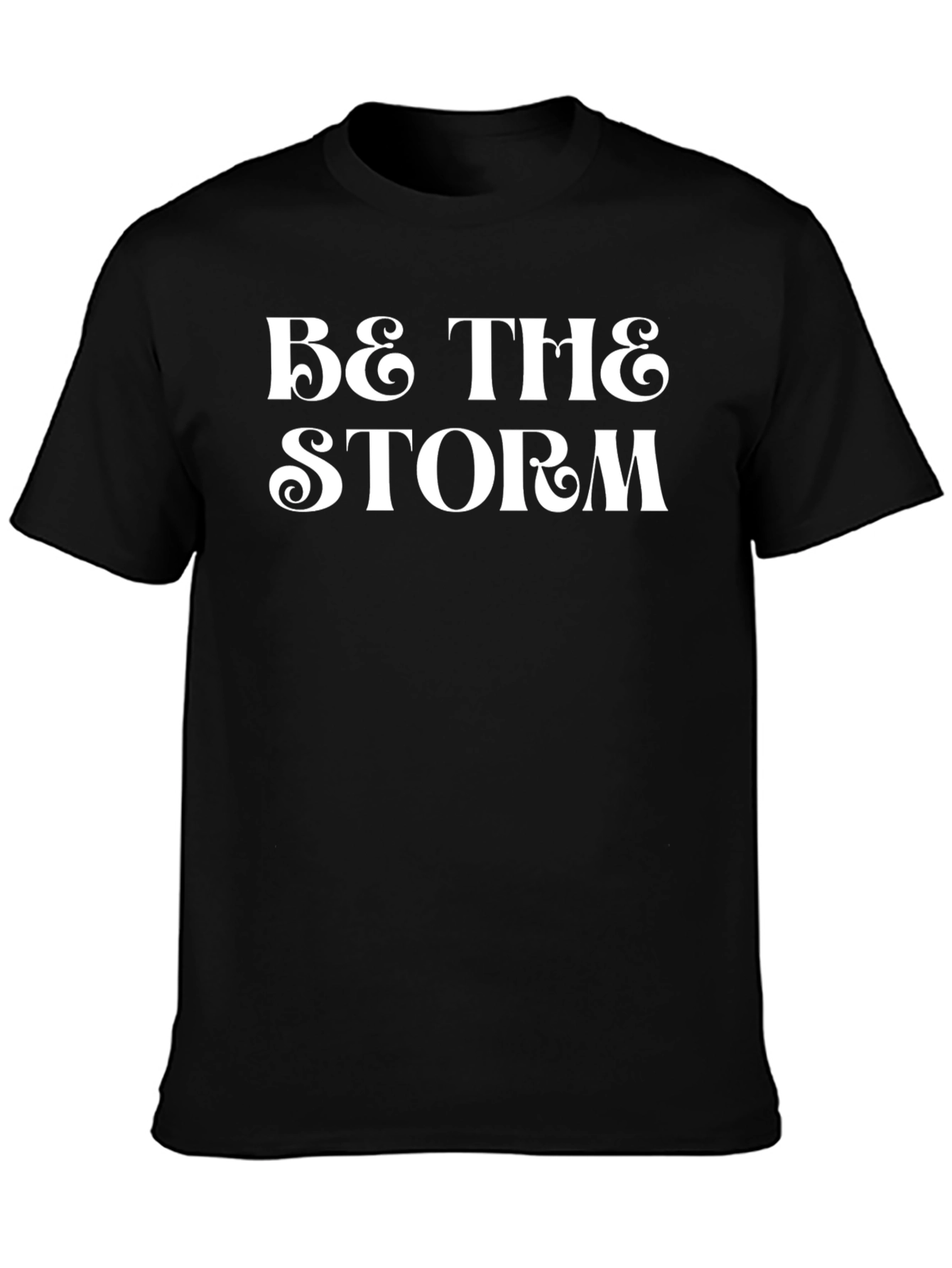 Be The Storm Graphic T-Shirt - Black