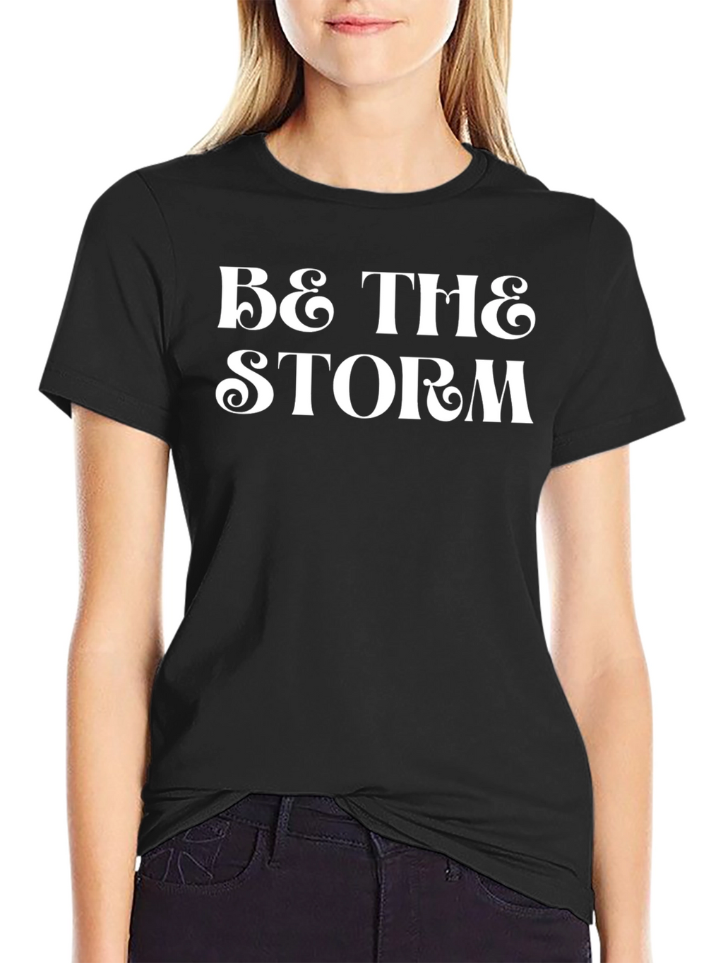 Be The Storm Graphic T-Shirt - Black