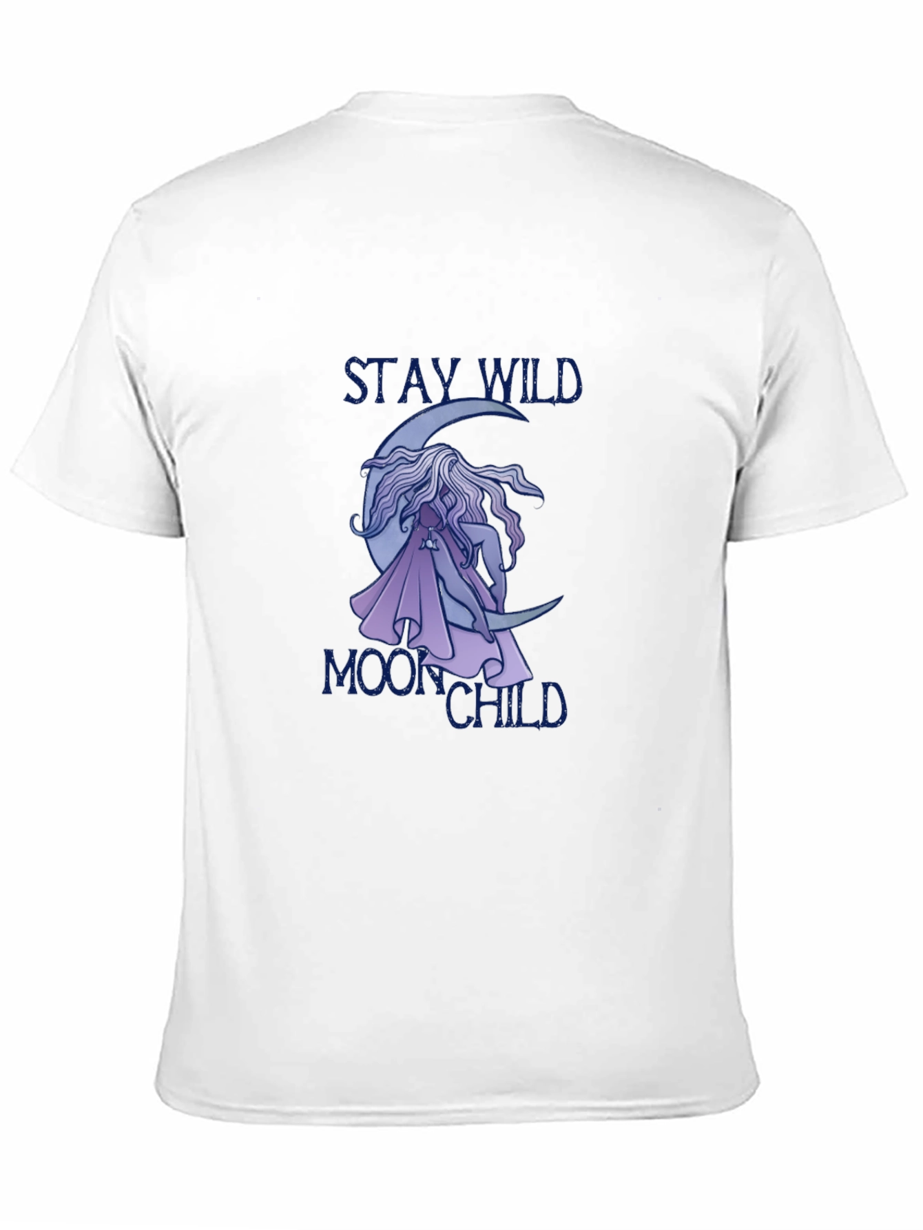Stay Wild Moon Child Black Tee