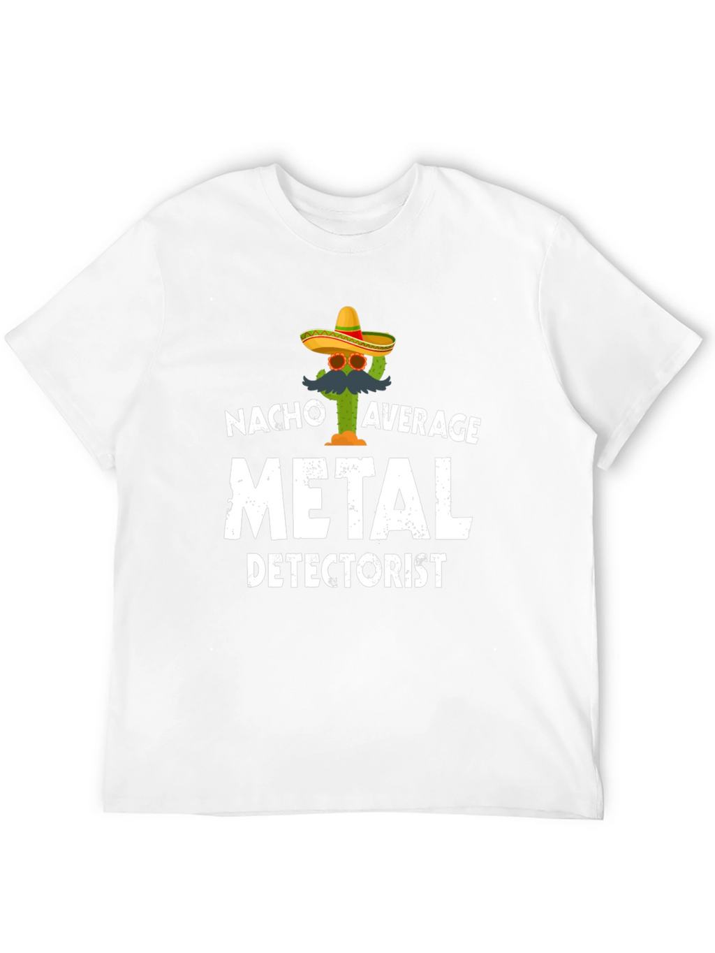 Nacho Average Metal Detectorist T-Shirt - Black