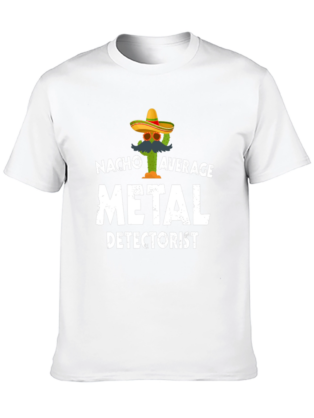 Nacho Average Metal Detectorist T-Shirt - Black