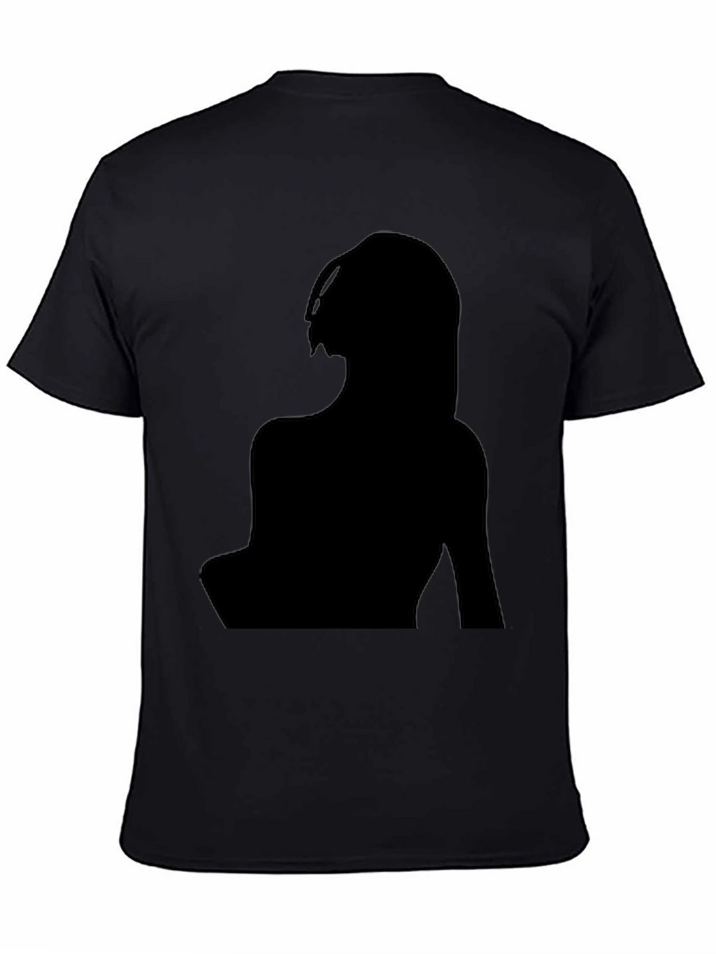 Silhouette Graphic Tee - Modern Black T-Shirt