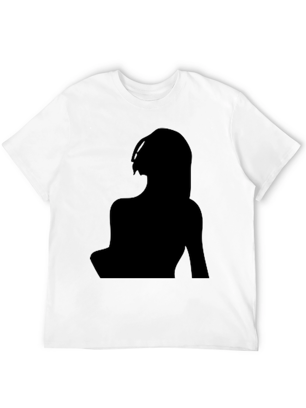 Silhouette Graphic Tee - Modern Black T-Shirt