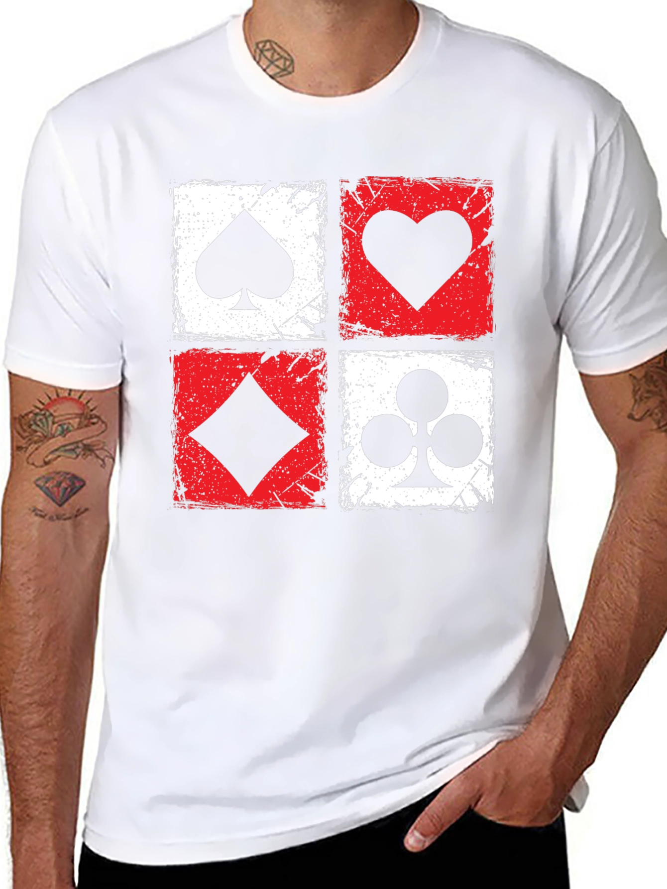 Cards Suits Graphic Tee