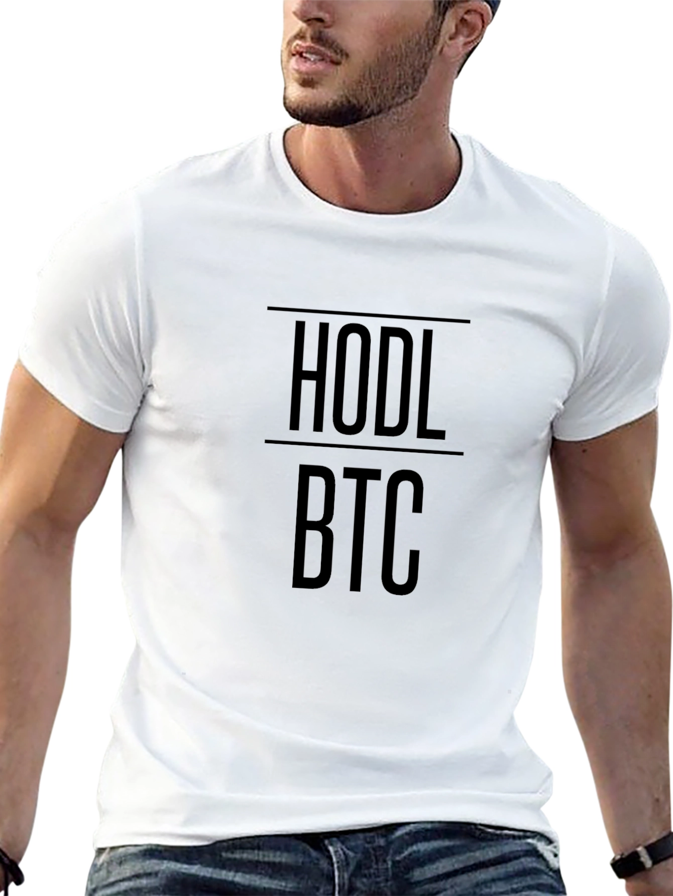 HODL BTC Crypto T-Shirt - Bitcoin Cryptocurrency Tee