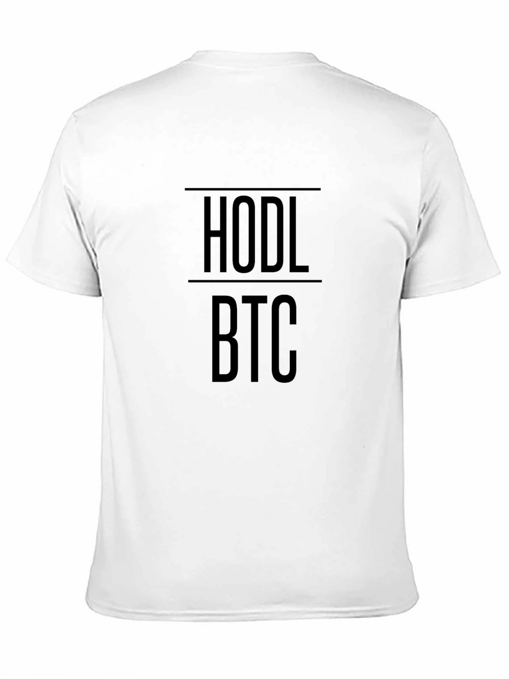 HODL BTC Crypto T-Shirt - Bitcoin Cryptocurrency Tee