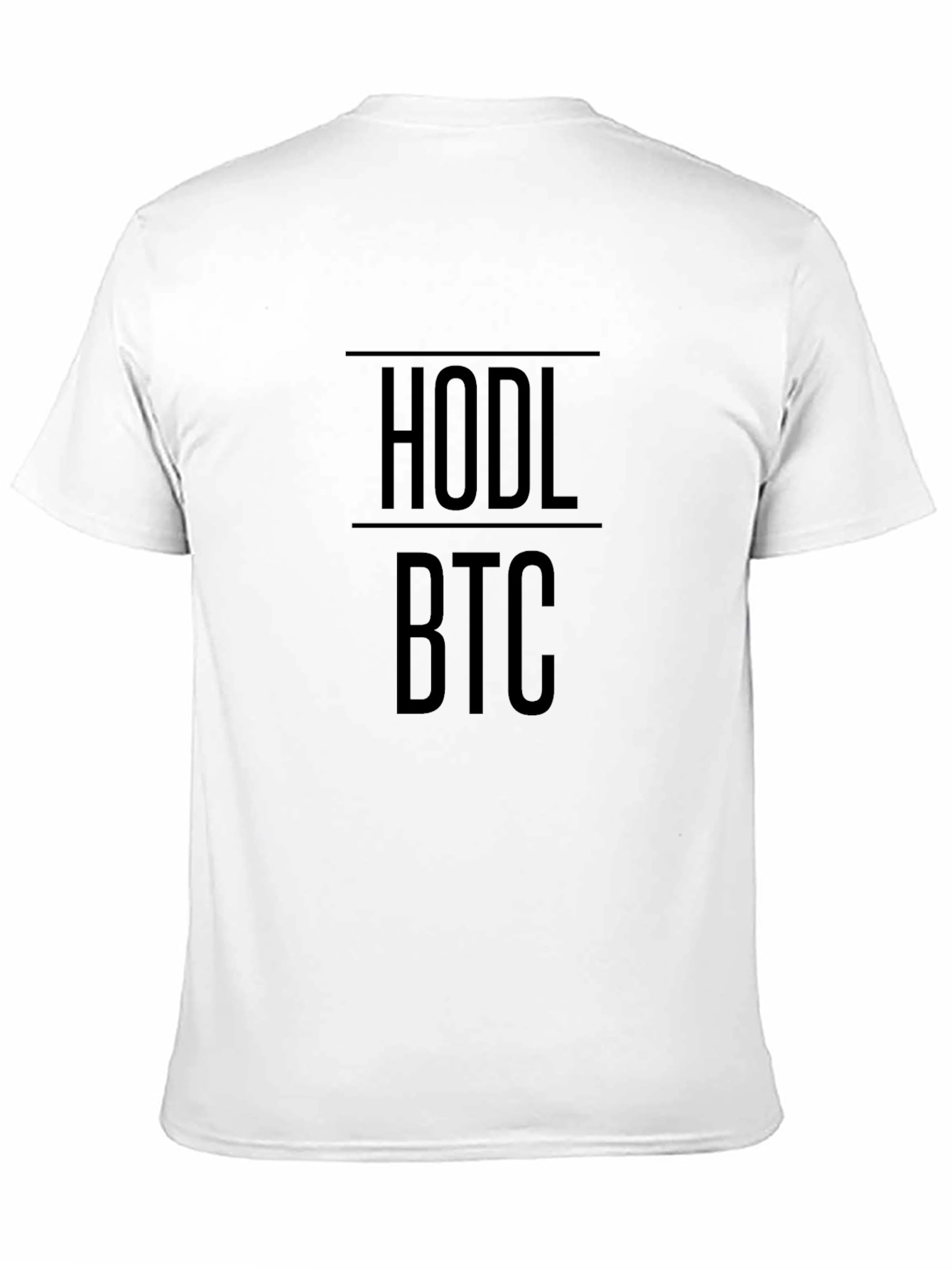 HODL BTC Crypto T-Shirt - Bitcoin Cryptocurrency Tee