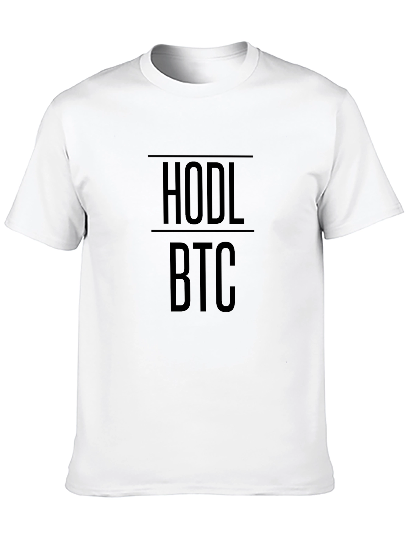 HODL BTC Crypto T-Shirt - Bitcoin Cryptocurrency Tee