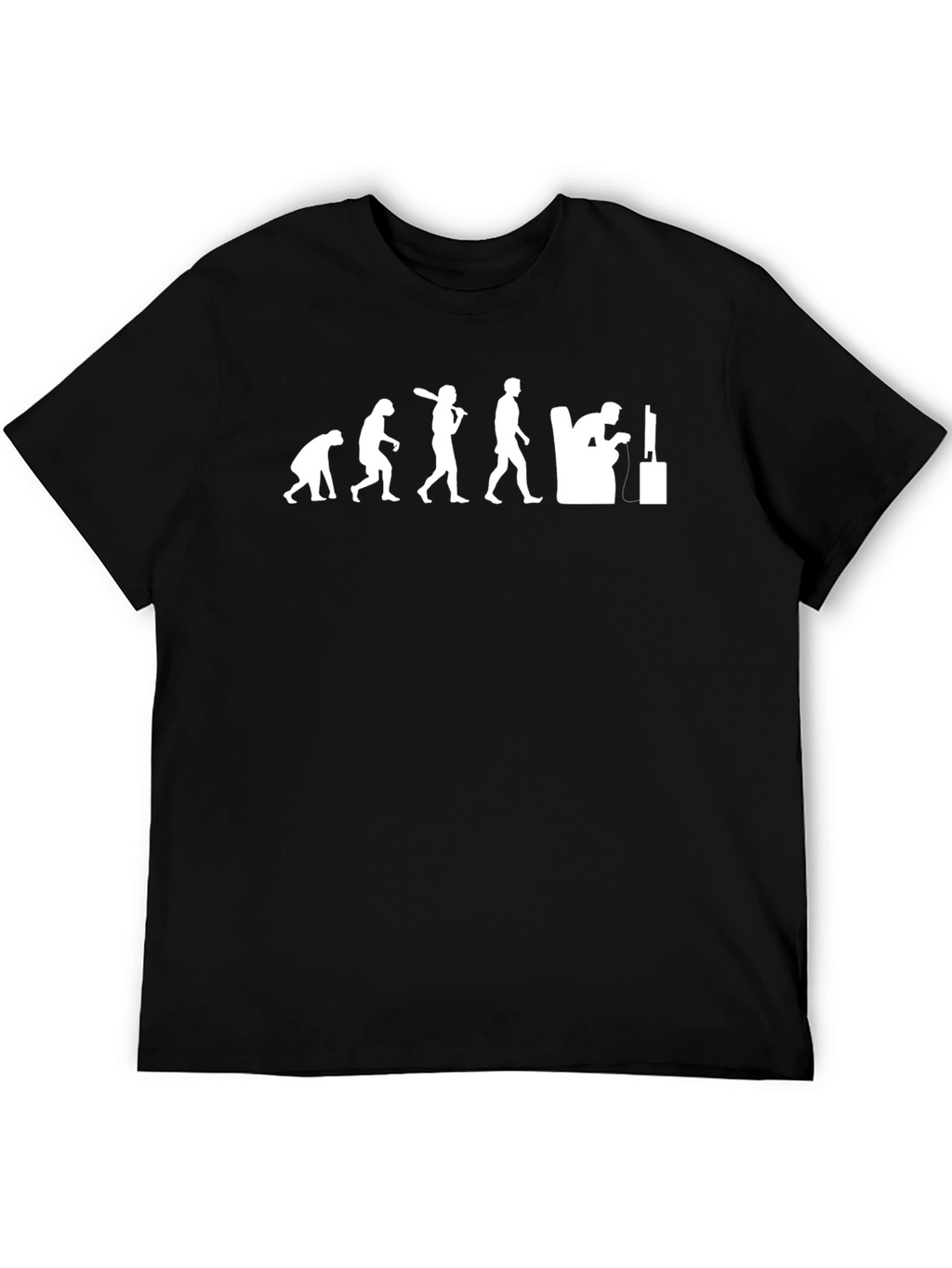 Evolution of Gaming Black T-Shirt