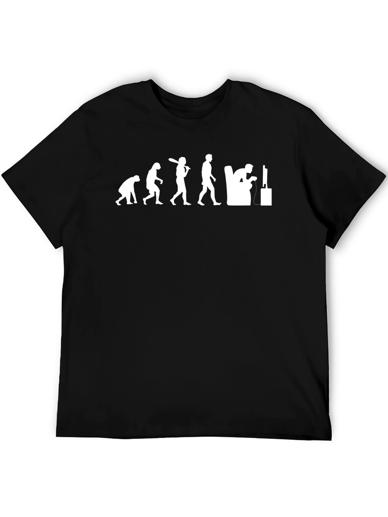 Evolution of Gaming Black T-Shirt