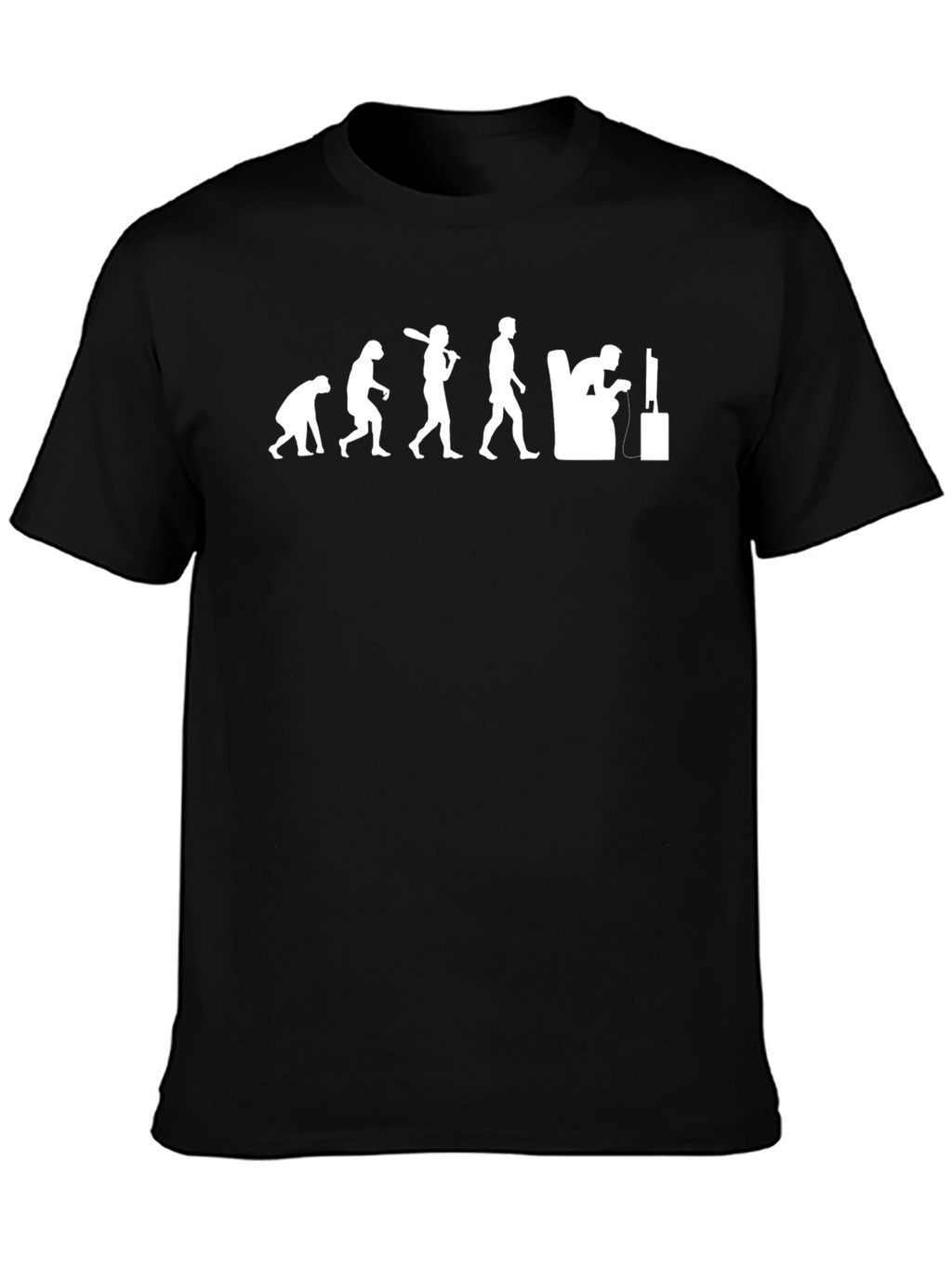 Evolution of Gaming Black T-Shirt