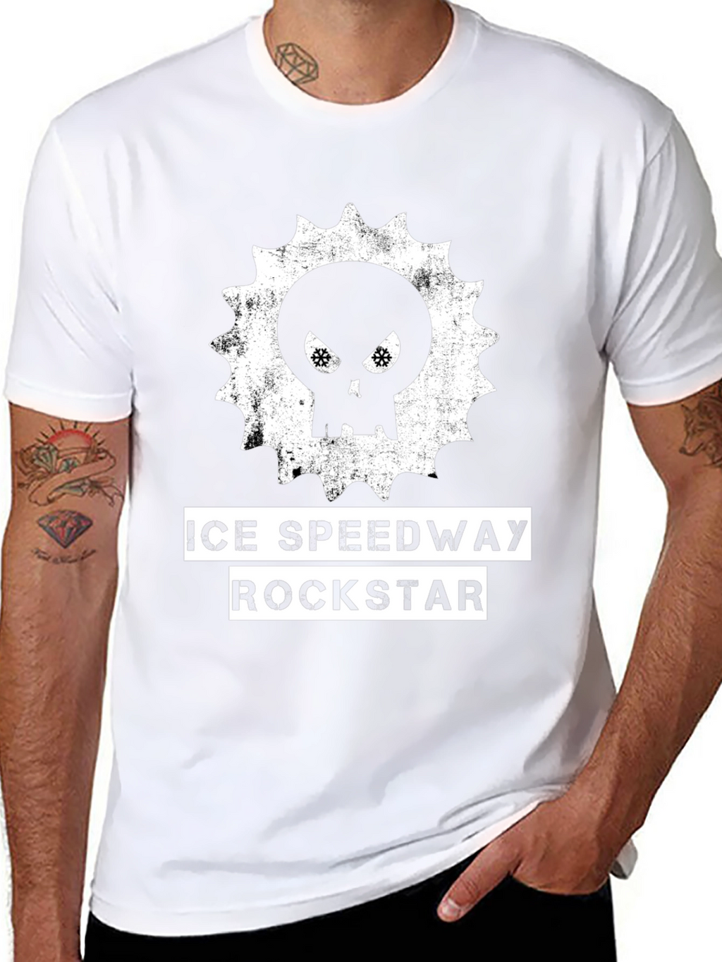 Ice Speedway Rockstar T-Shirt - Black Graphic Tee