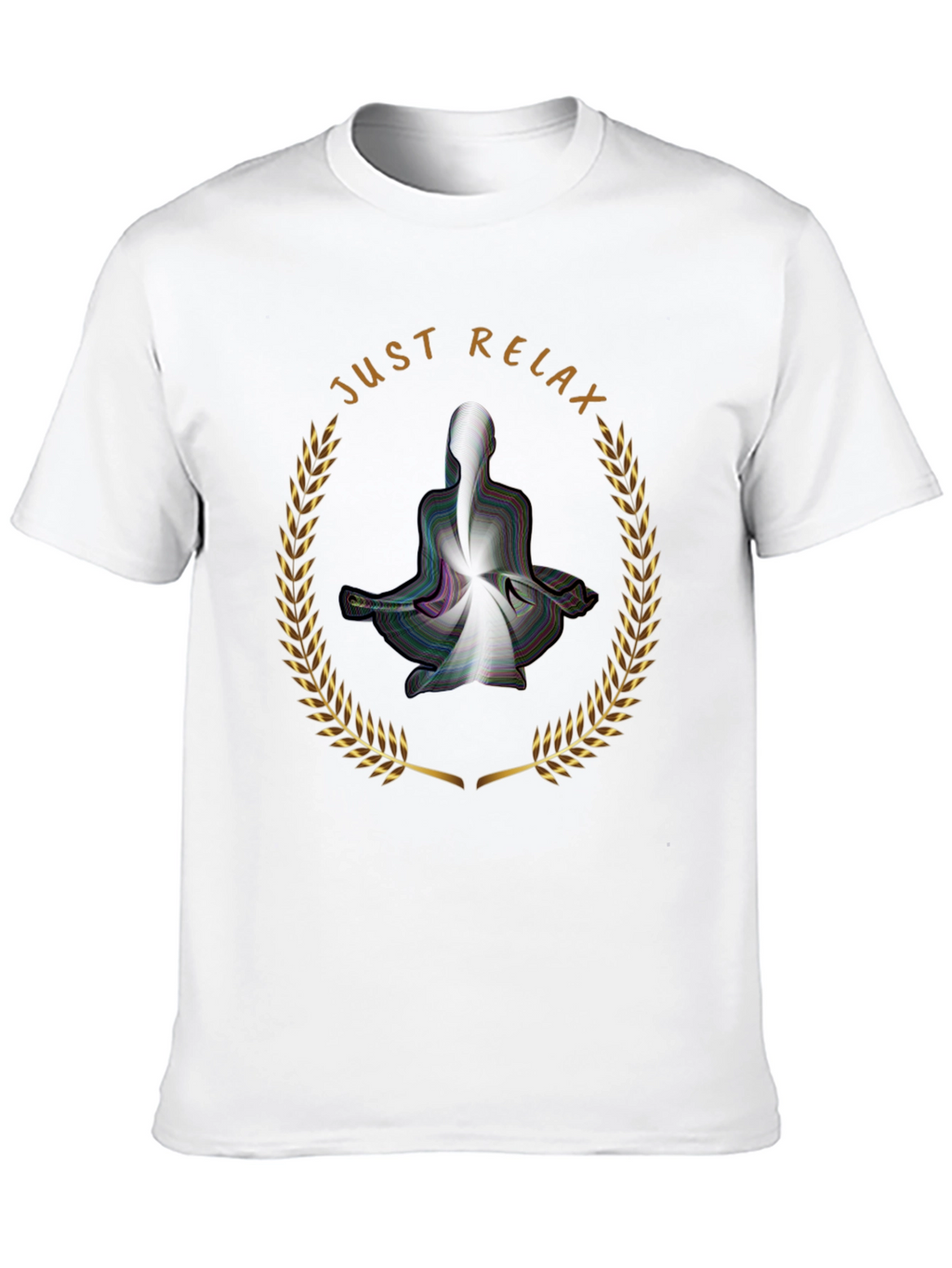 Just Relax Yoga T-Shirt - Black Graphic Tee