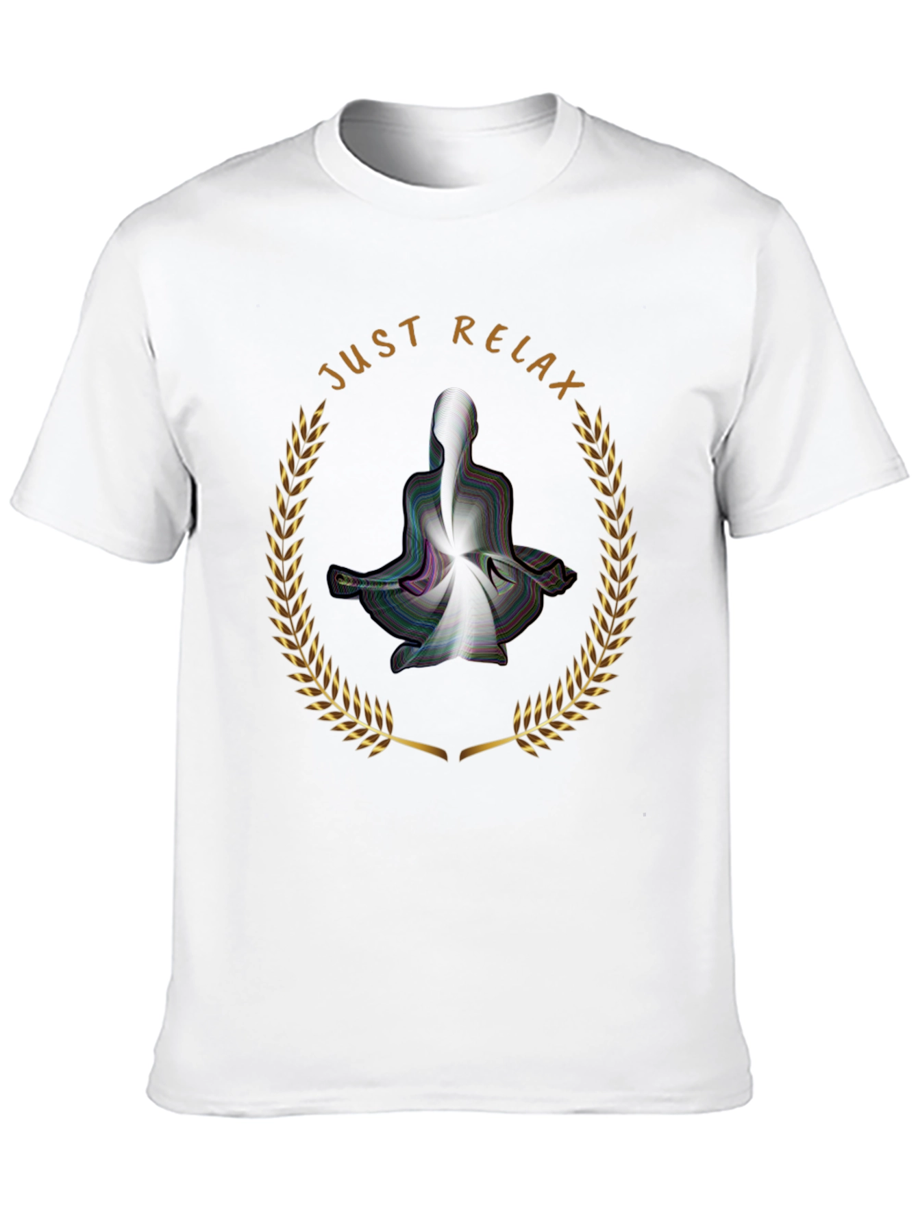Just Relax Yoga T-Shirt - Black Graphic Tee