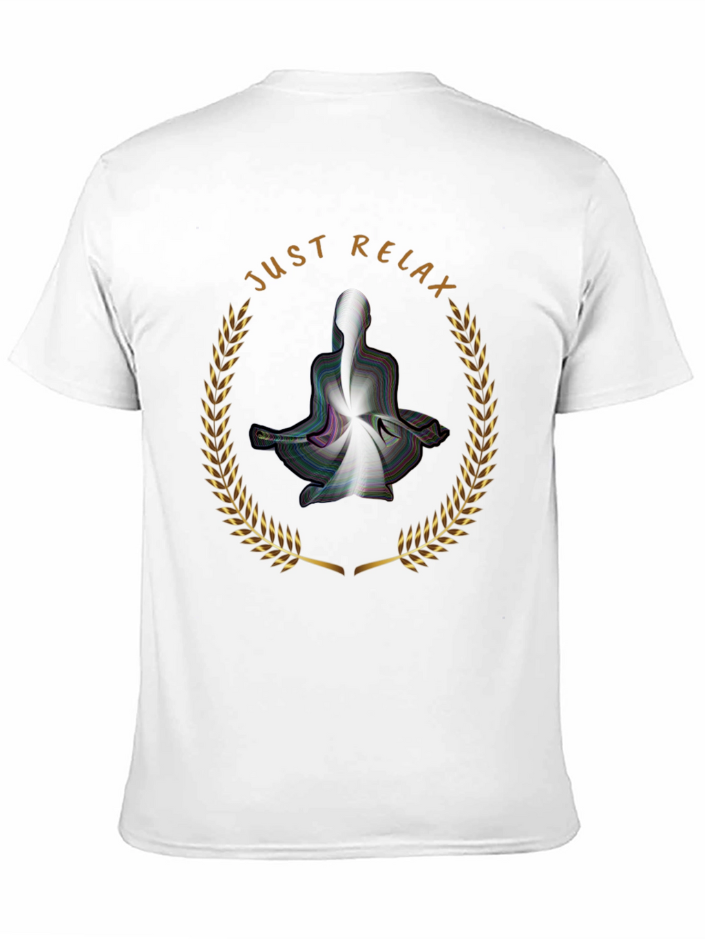 Just Relax Yoga T-Shirt - Black Graphic Tee
