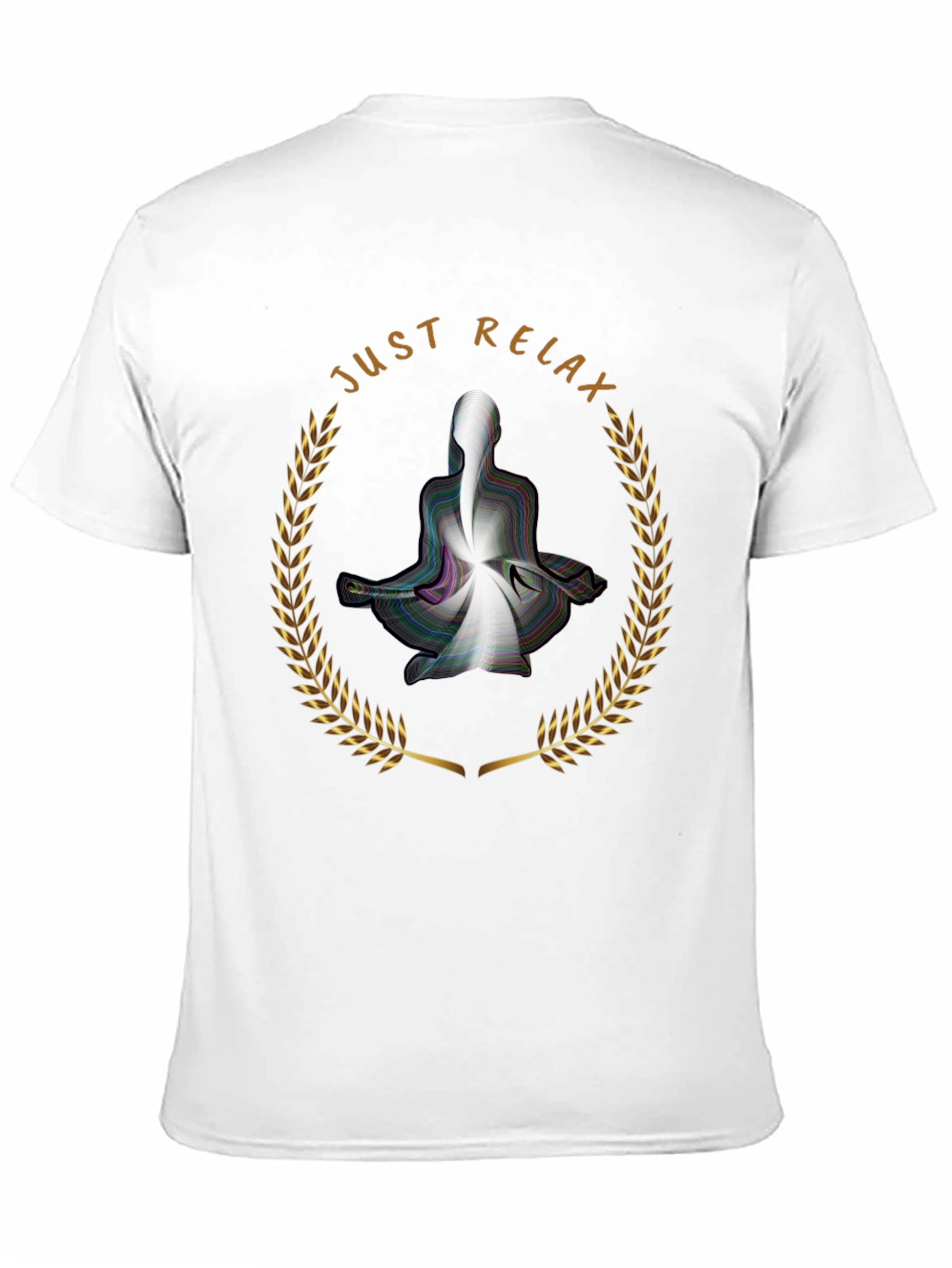 Just Relax Yoga T-Shirt - Black Graphic Tee