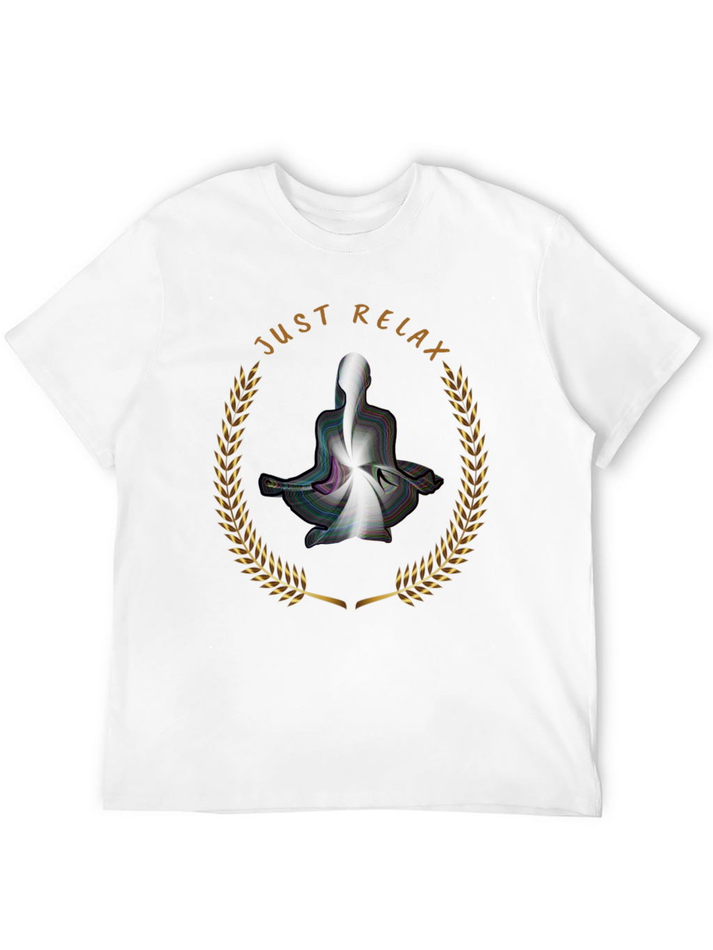 Just Relax Yoga T-Shirt - Black Graphic Tee