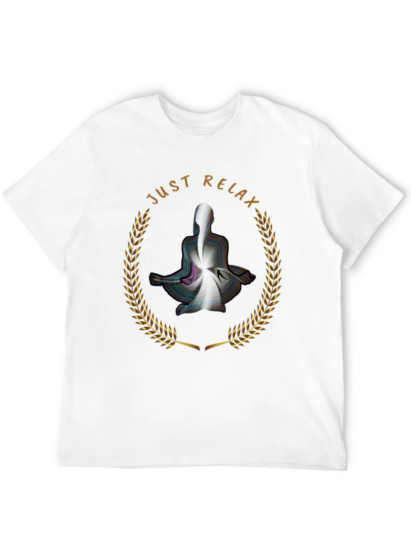 Just Relax Yoga T-Shirt - Black Graphic Tee