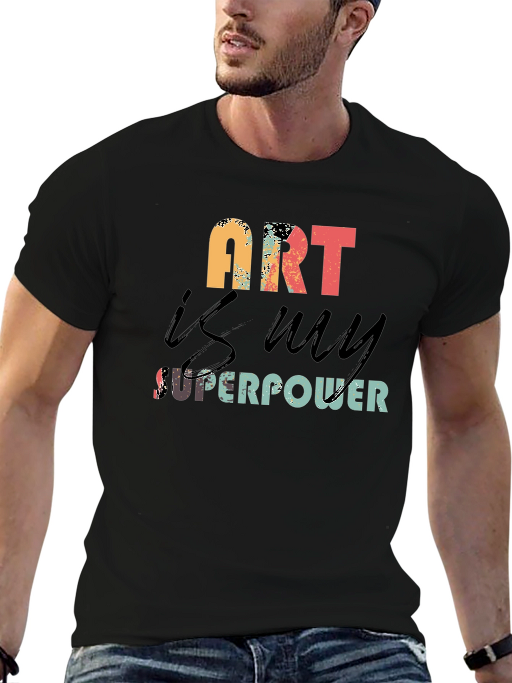 Art Is My Superpower Graphic Tee