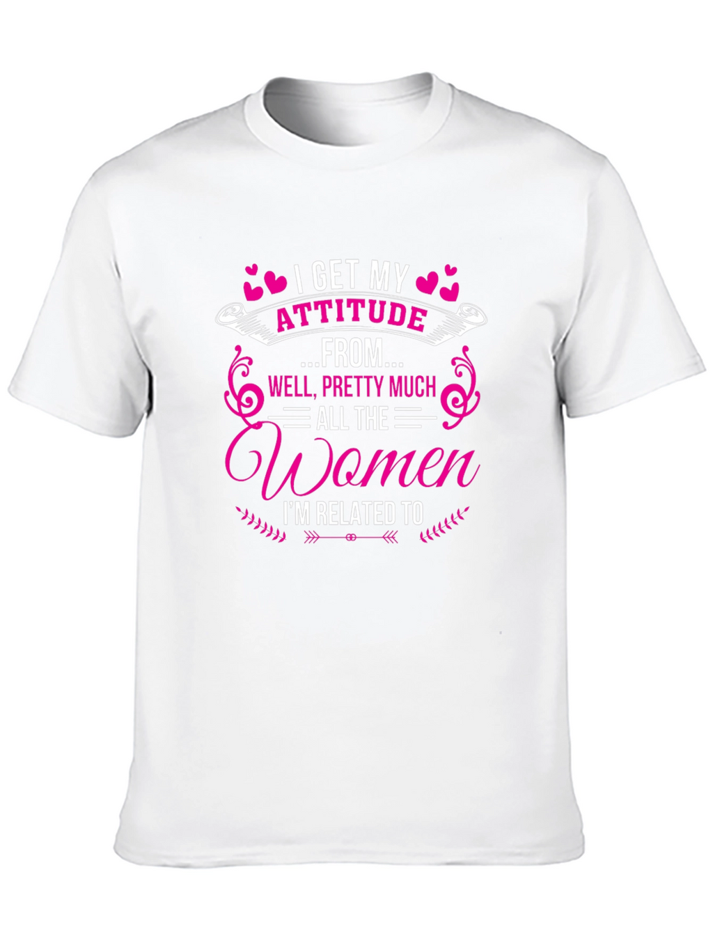 Attitude Women T-Shirt - Humorous Family Tee