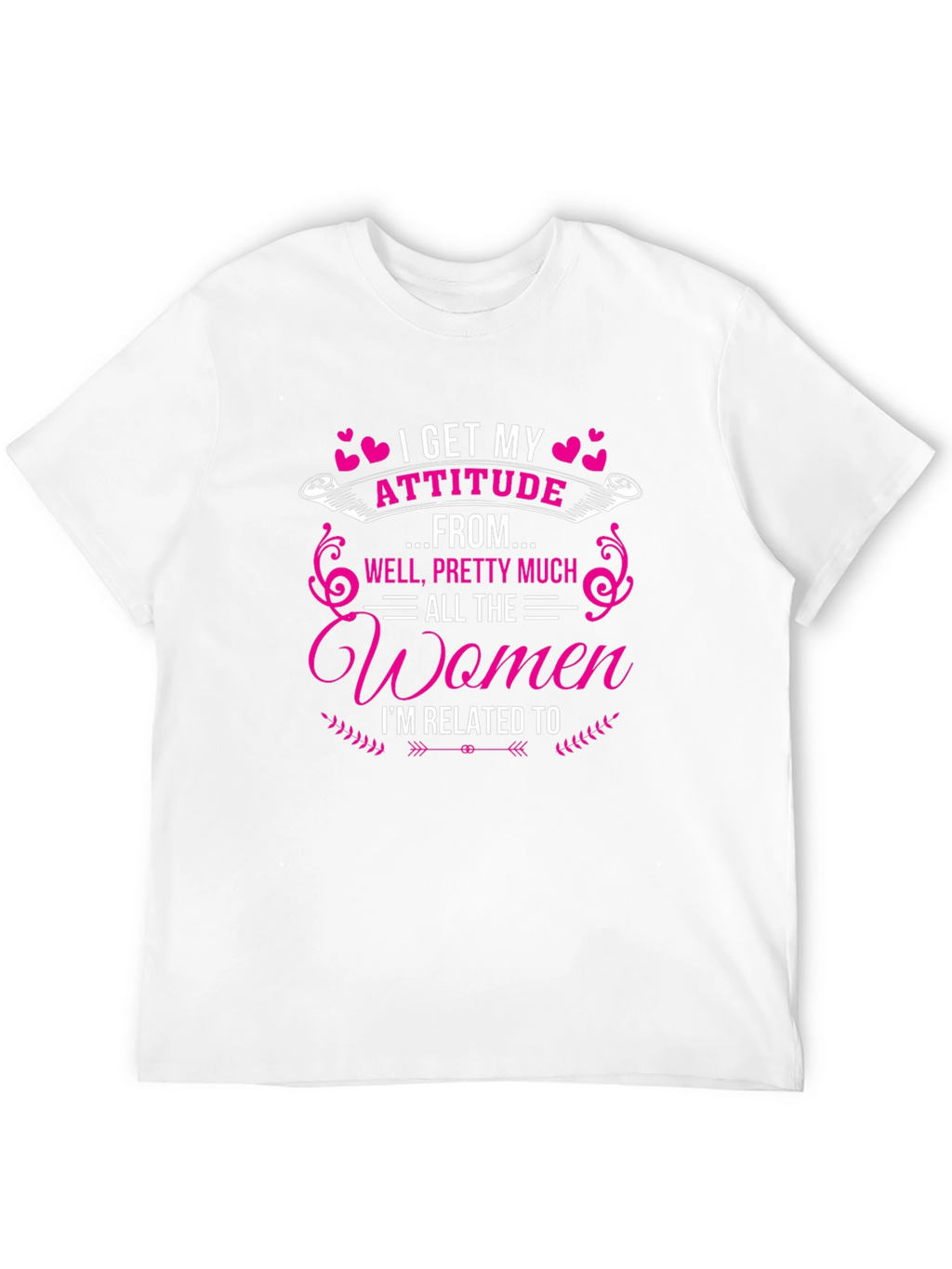 Attitude Women T-Shirt - Humorous Family Tee