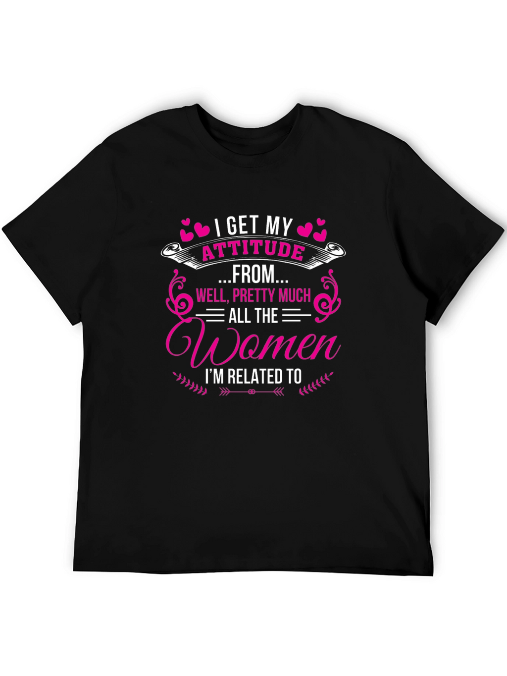 Attitude Women T-Shirt - Humorous Family Tee