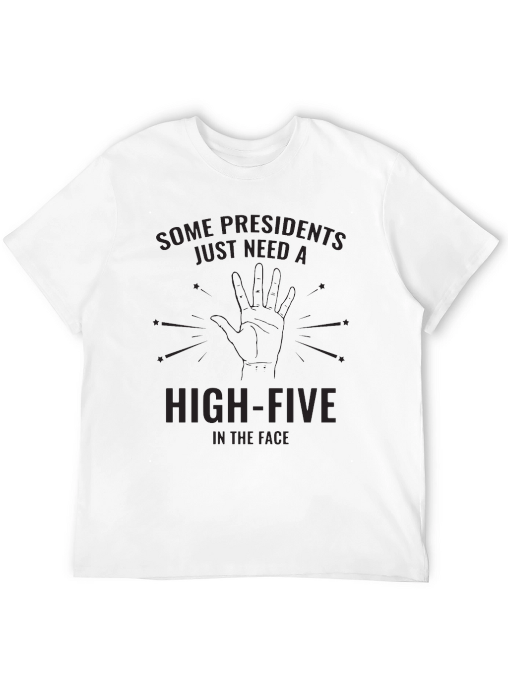 Humorous High-Five Graphic T-Shirt