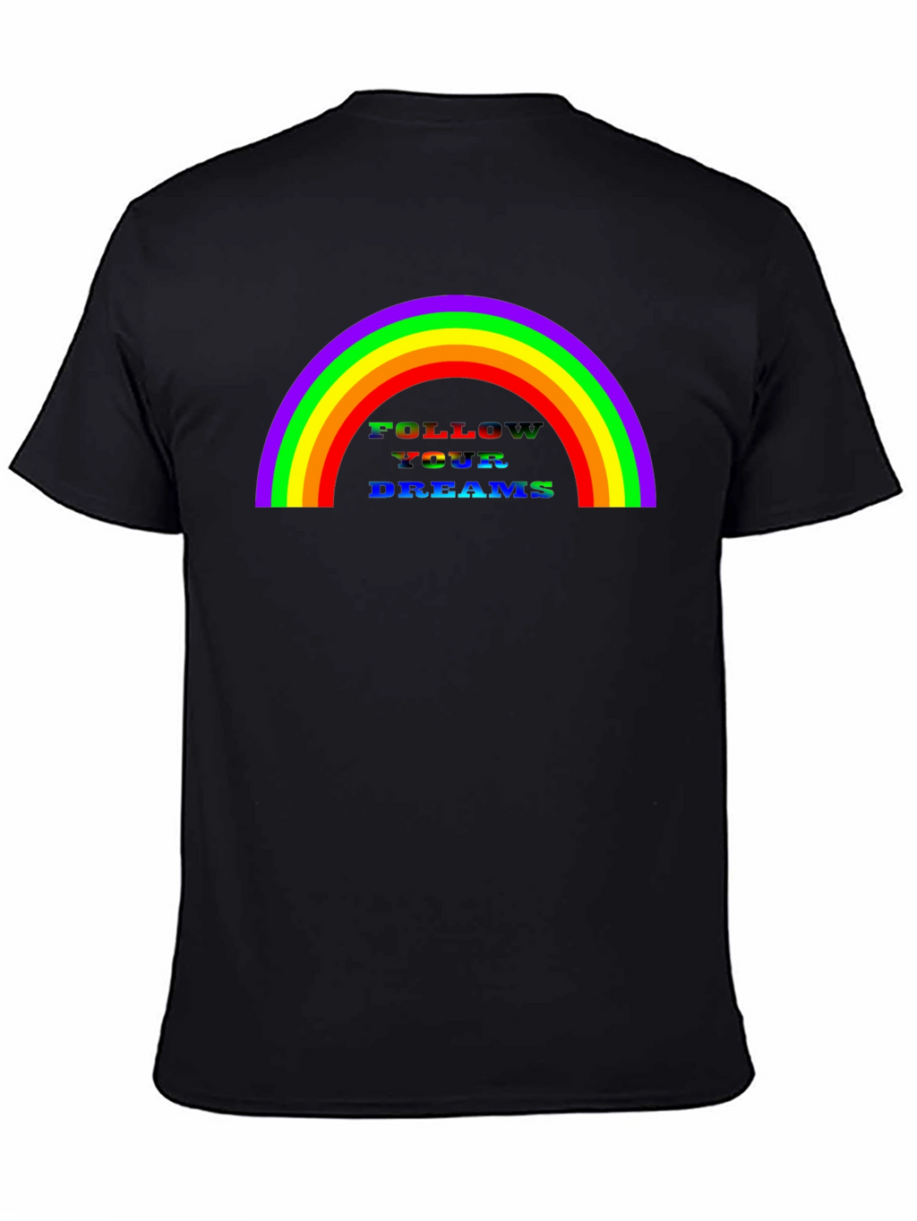 Rainbow Follow Your Dreams Graphic Tee