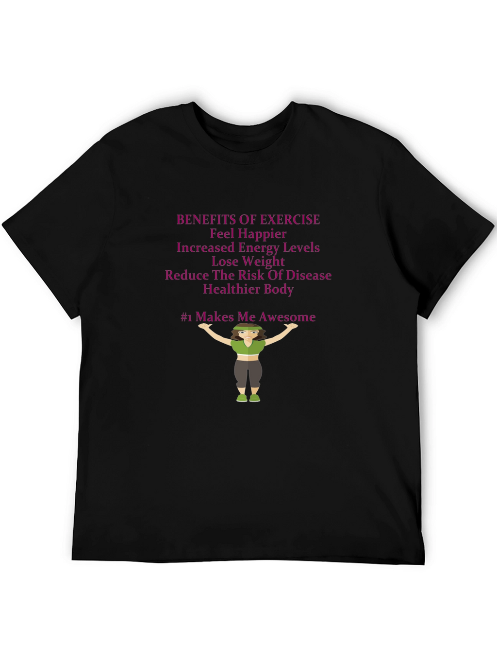 Exercise Benefits Graphic Tee