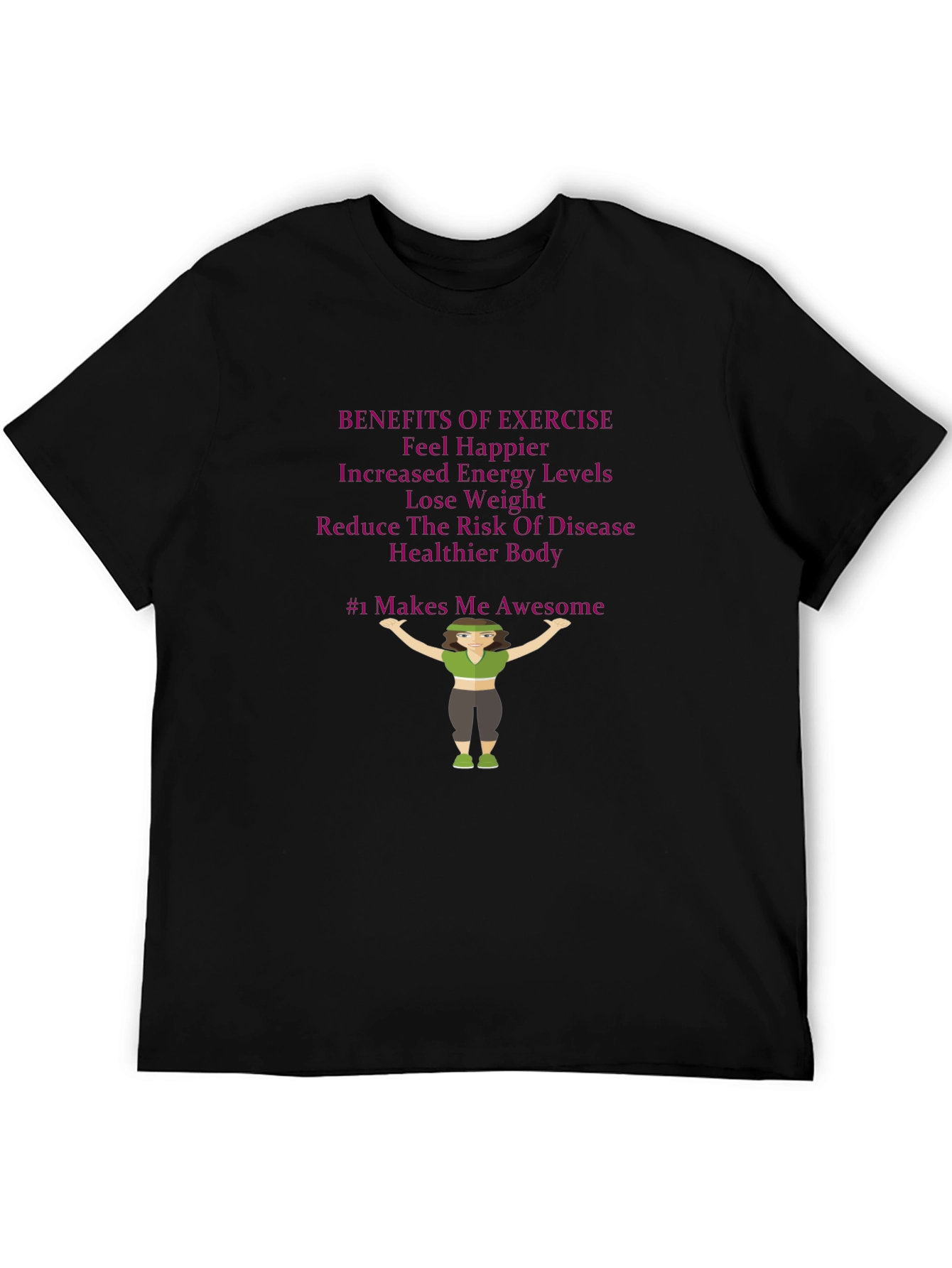Exercise Benefits Graphic Tee