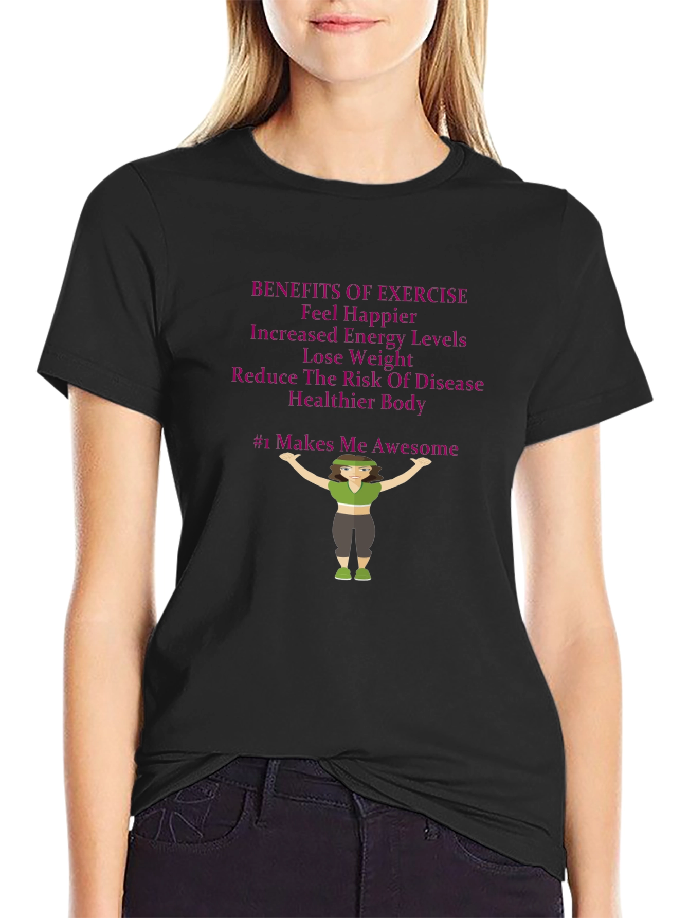 Exercise Benefits Graphic Tee