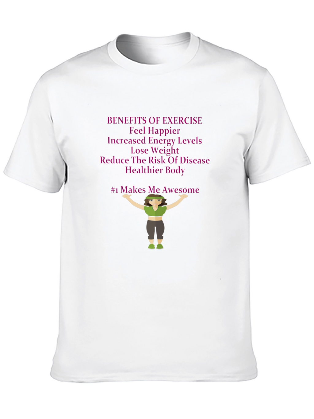Exercise Benefits Graphic Tee