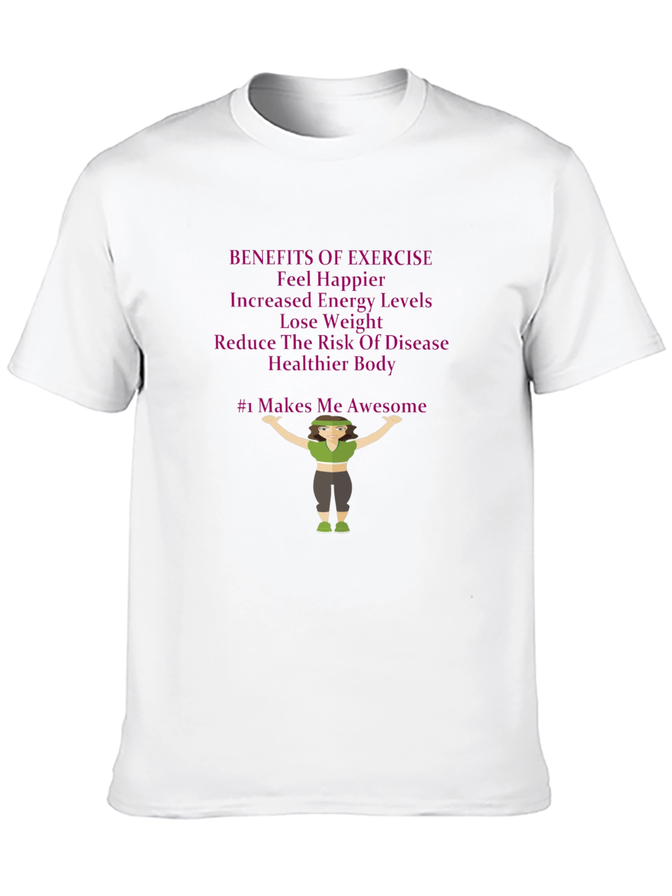 Exercise Benefits Graphic Tee