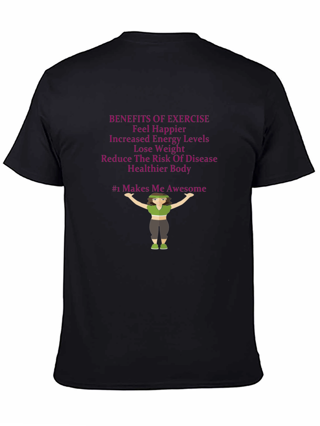 Exercise Benefits Graphic Tee