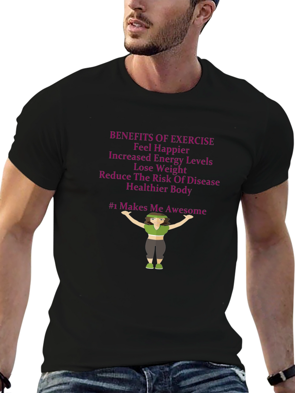 Exercise Benefits Graphic Tee