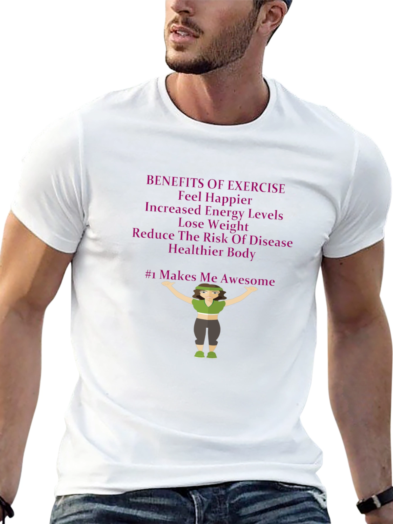 Exercise Benefits Graphic Tee