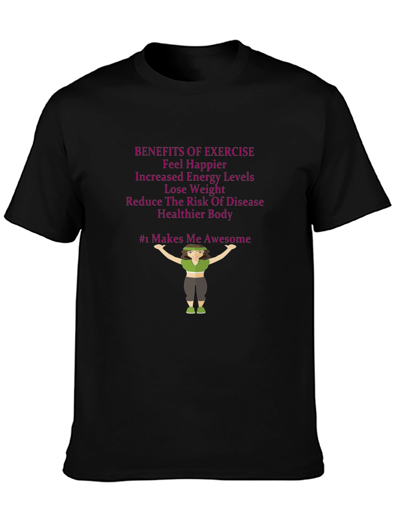 Exercise Benefits Graphic Tee