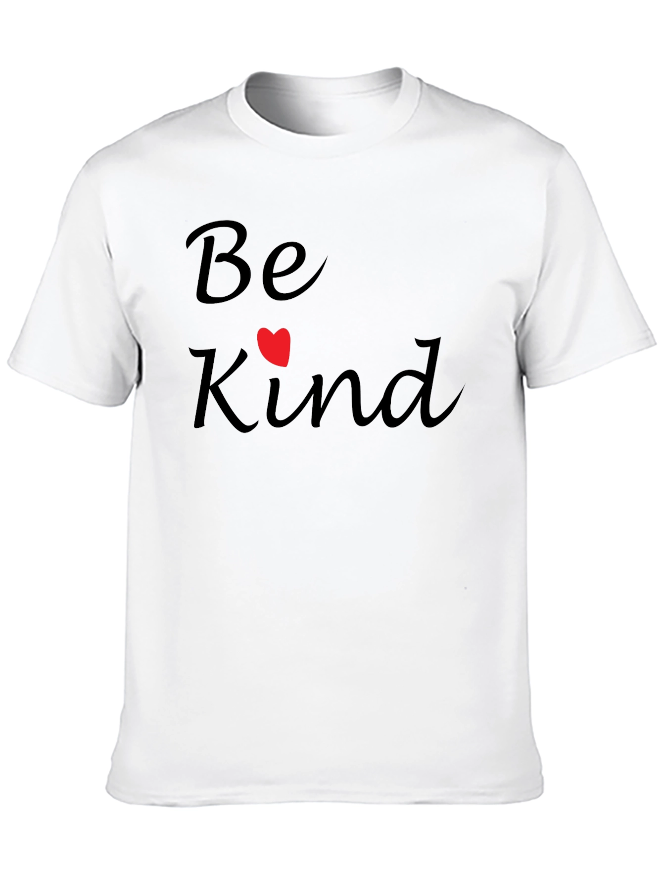 Be Kind Graphic Tee - Soft Black T-Shirt