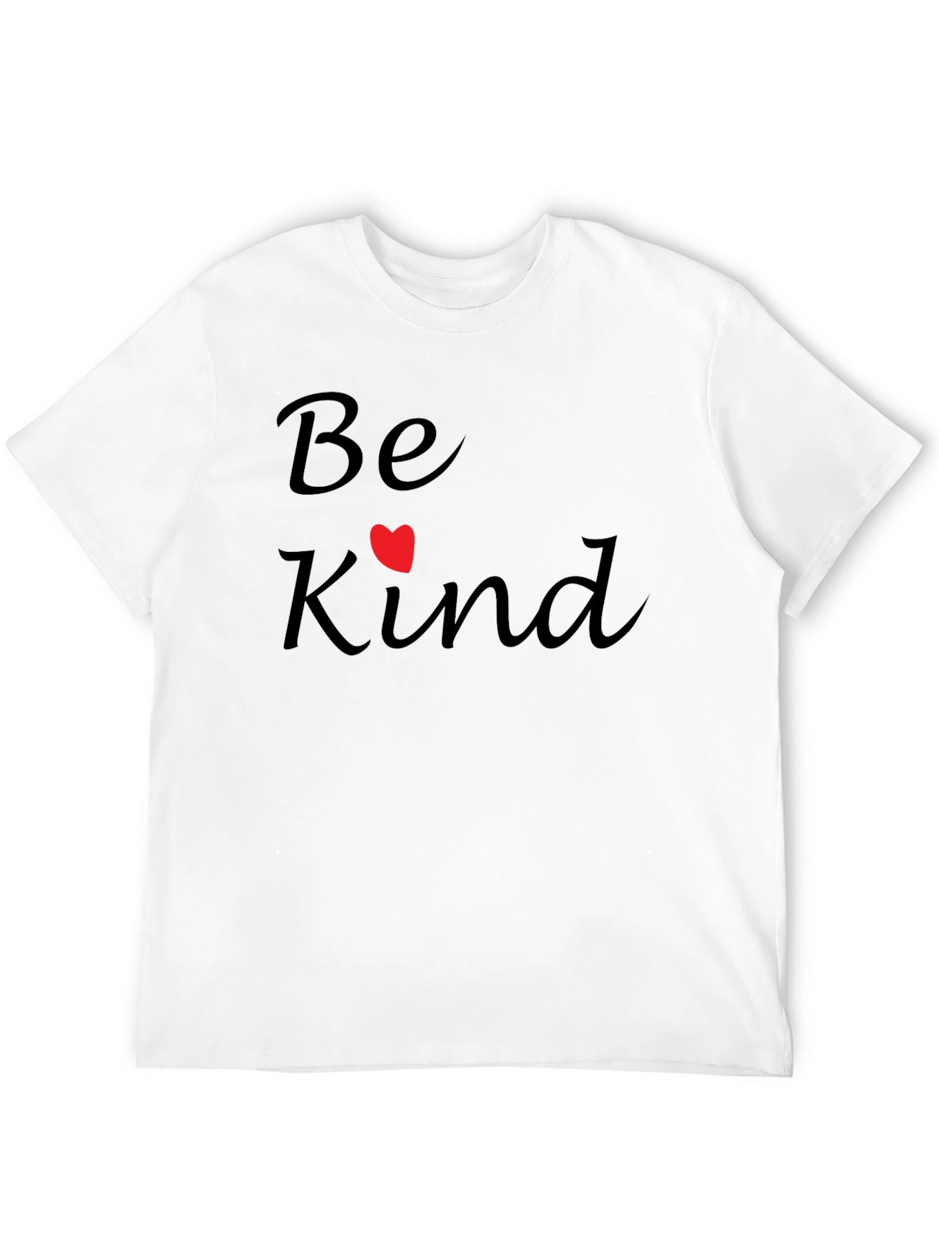 Be Kind Graphic Tee - Soft Black T-Shirt