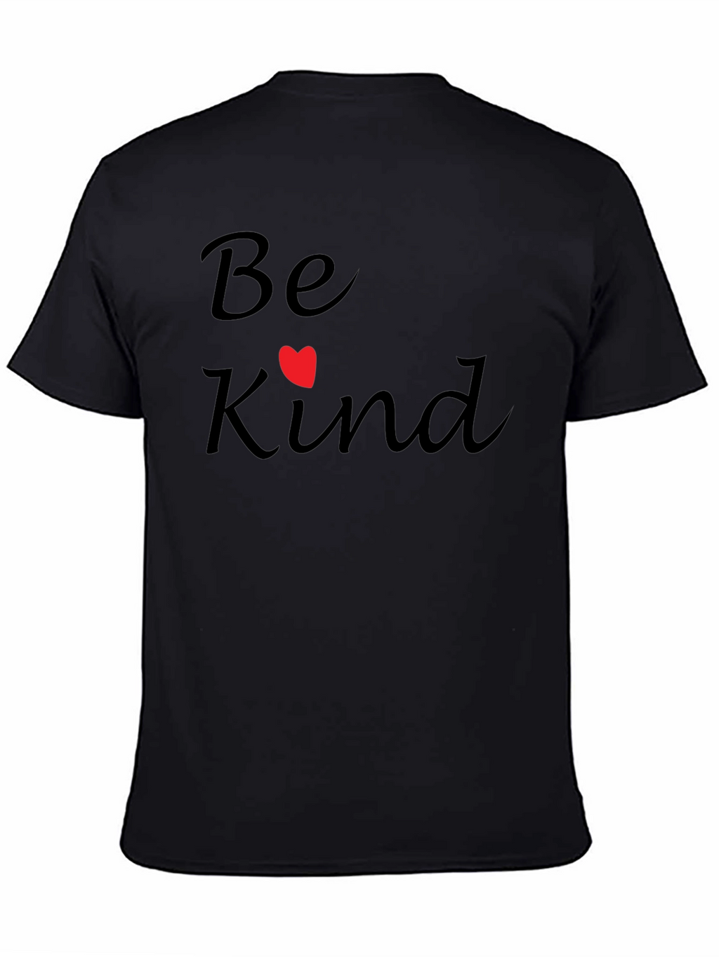 Be Kind Graphic Tee - Soft Black T-Shirt
