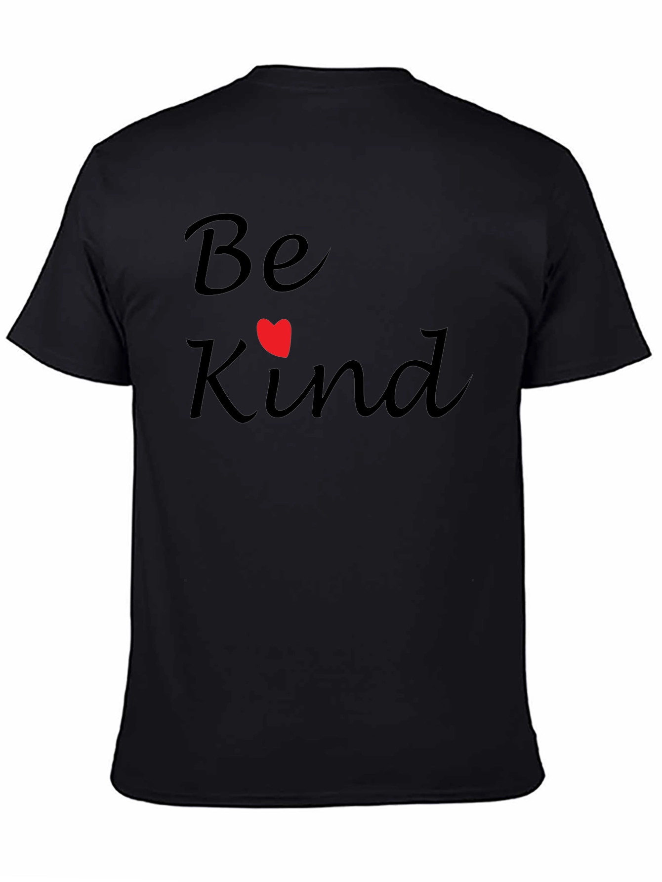 Be Kind Graphic Tee - Soft Black T-Shirt