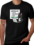 Funny Dog Shopping Cart T-Shirt