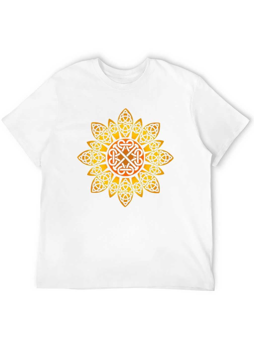 Celtic Knot Sunflower Graphic Tee