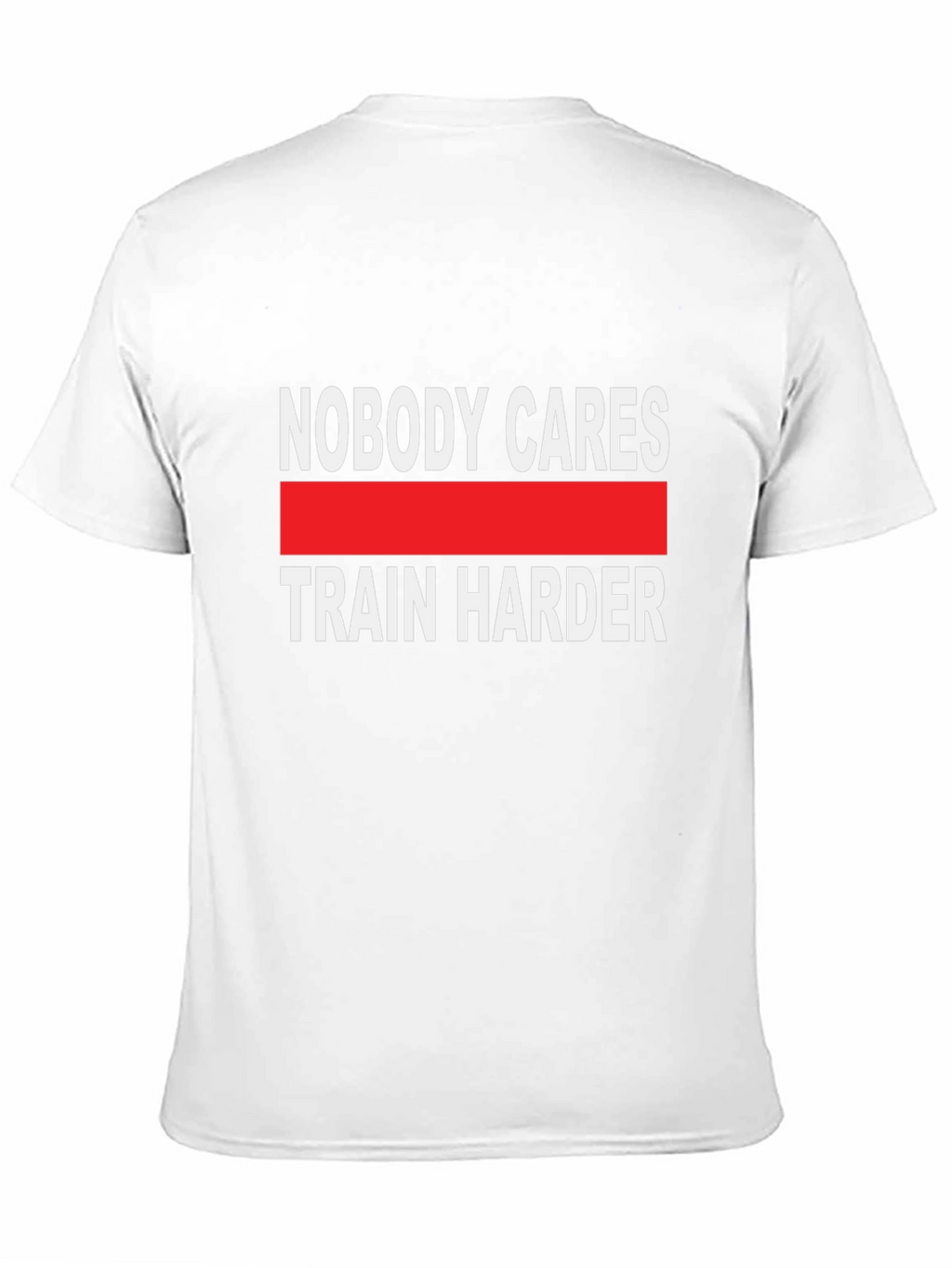 Train Harder Graphic Tee - Black Cotton T-Shirt