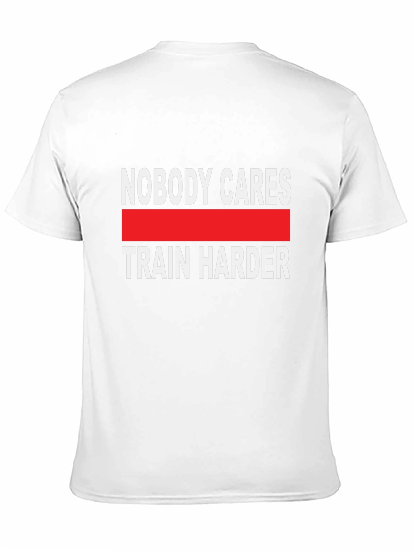 Train Harder Graphic Tee - Black Cotton T-Shirt