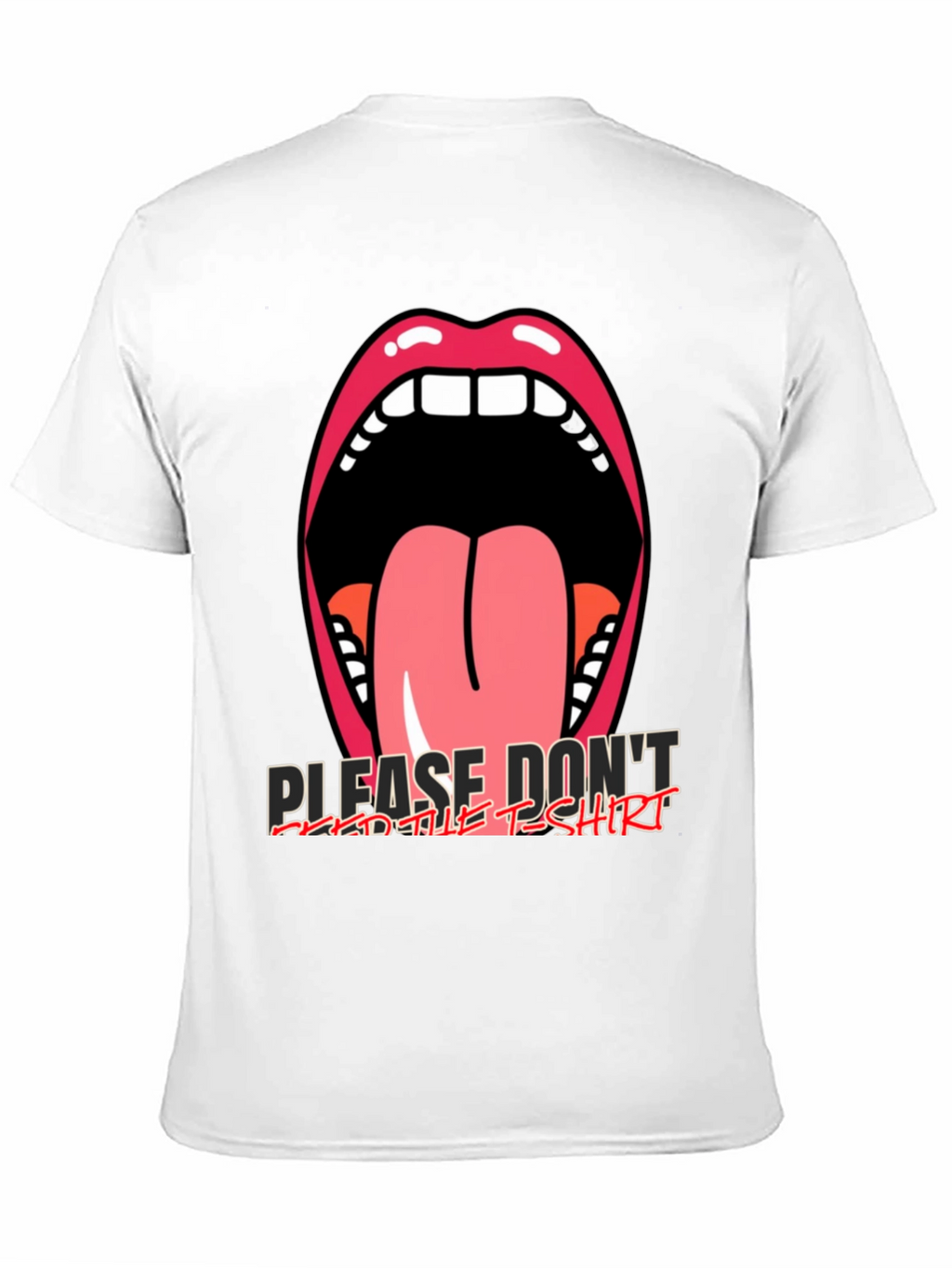Graphic Tee: Open Mouth Tongue Out