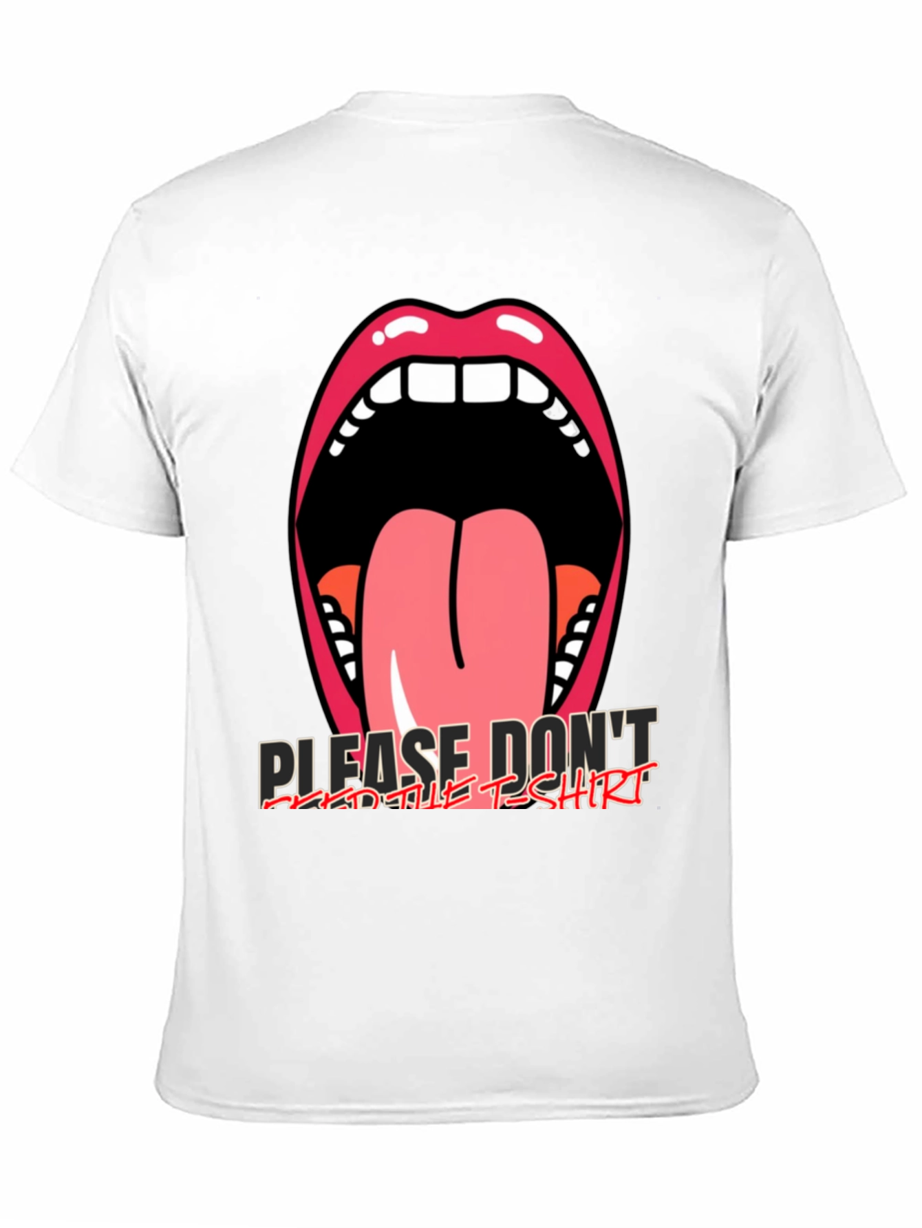 Graphic Tee: Open Mouth Tongue Out